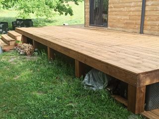 Terrasse bois démontable pour Tiny House